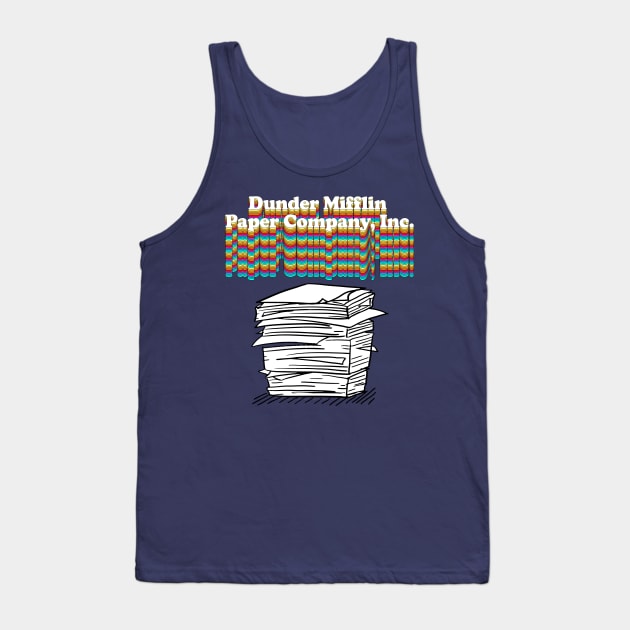 The Office Dunder Mifflin Paper Company Tank Top by DankFutura